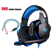 Load image into Gallery viewer, Led 3.5mm Earphone Gaming Headset With Microphone Mic Gamer PC PS4 Game Stereo Gaming Headphone