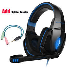 Load image into Gallery viewer, Led 3.5mm Earphone Gaming Headset With Microphone Mic Gamer PC PS4 Game Stereo Gaming Headphone